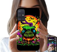 ETUI DO SAMSUNG GALAXY A51 - WIEDŹMA KOCIOŁEK RÓŻDŻKA HALLOWEEN SZKŁO