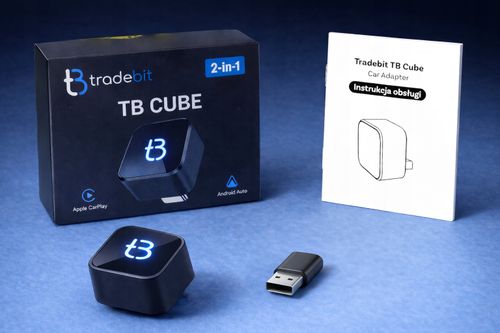 Adapter USB TB CUBE do CarPlay / Android + Tester Vgate iCar2 ELM327 OBD BT na Arena.pl