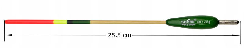 WAGGLER SPŁAWIK PRZELOTOWY Z BALSY 4,0+2,0 g - 25,5cm dociążenie regulowane zdjęcie 2