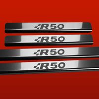 Listwa progowa VOLKSWAGEN TOUAREG MK1 R50 Stal nierdzewna 304 połysk 4szt