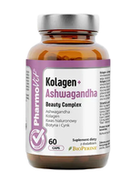 Kolagen + Ashwagandha Beauty Complex Bezglutenowe 60 KapsuŁek