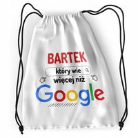 Plecak Dla Bartka Sportowy Szkolny Worek Torba Z Nadrukiem Ze Zdjęciem