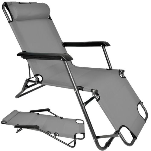 Fotel Leżak LEON grafit na Arena.pl