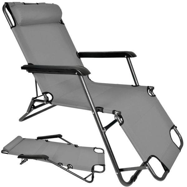 Fotel Leżak LEON grafit zdjęcie 10