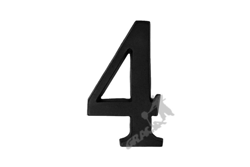 CYFRA 4 RETRO ADRES NA DOM NUMER zdjęcie 1