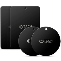 TECH-PROTECT METALPLATE MAGNETIC CAR MOUNT 4-PACK BLACK