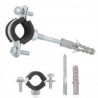 obejma metalowa z gumą do rur 3/4" 26-30mm