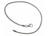 Srebrna bransoleta a'la pandor gruba żmijka snake 18cm srebro 925 B265