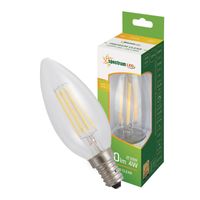 Żarówka LED E14 COG świecowa 4W neutralna przezroczysta WOJ14332