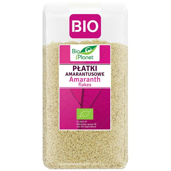 BIO PLANET PŁATKI AMARANTUSOWE BIO 600 g zdjęcie 1