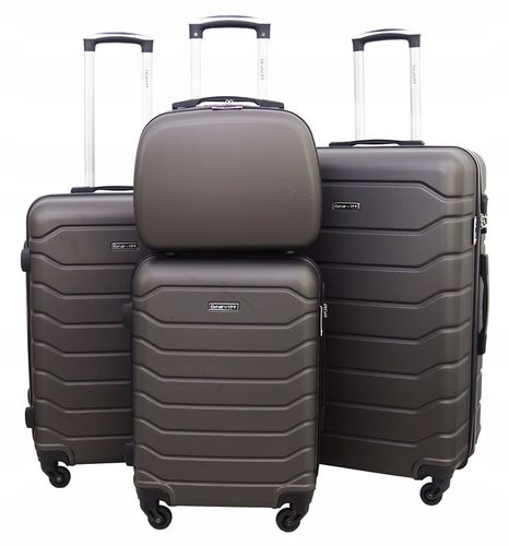 ZESTAW WALIZEK 4w1 WALIZKA PODRÓŻNA NA KÓŁKACH GRAVITT 931 na Arena.pl