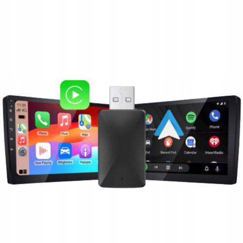BEZPRZEWODOWY ADAPTER MINI USB / USB-C DO CARPLAY ANDROID AUTO IPHONE na Arena.pl
