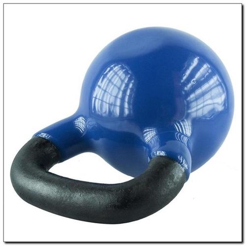 KETTLEBELL ŻELIWNY POKRYTY WINYLEM NIEBIESKI na Arena.pl