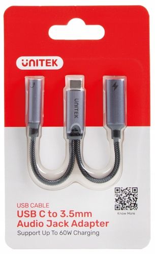 Kabel adapter Unitek M206A 2x USB-C, audio, 18W na Arena.pl
