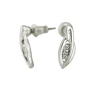 kolczyki delikatne z 3 kryształkami (p14304ag)