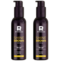 Byrokko Shine Brown Oil Olejek Opalający x2szt