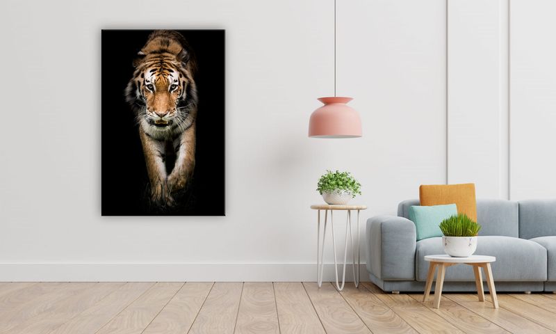 OBRAZ NA PŁÓTNIE 145 Tygrys 40x60cm zdjęcie 5