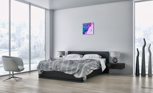 Obraz Na Płótnie - Kompozycja Błekit - 40X40 Cm - Ac40X40-3824 na Arena.pl