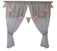 FIRANKA FIRANKI DZIECIĘCA bawełna grochy bombka sz