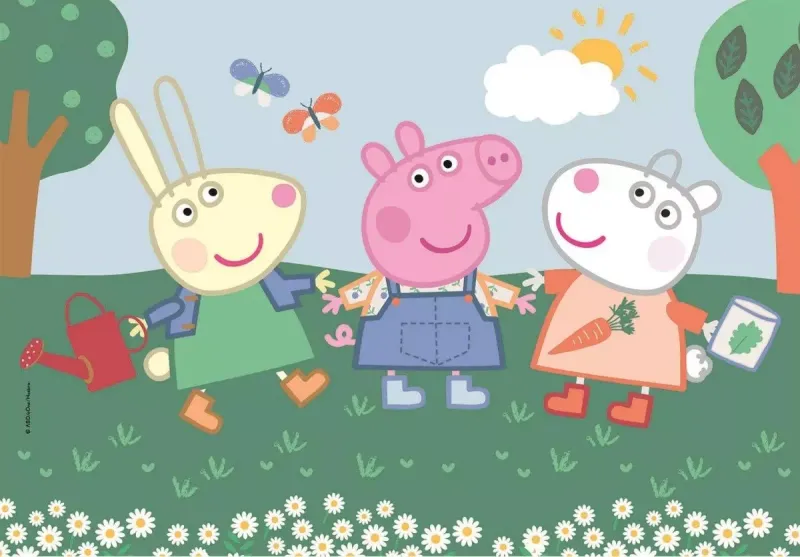 Puzzle 3x48 elementów. Play for future. Peppa Pig zdjęcie 2