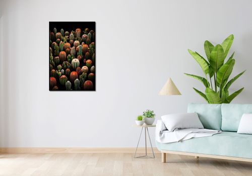 Plakat 61x91,5cm Ogród Kaktusów na Arena.pl