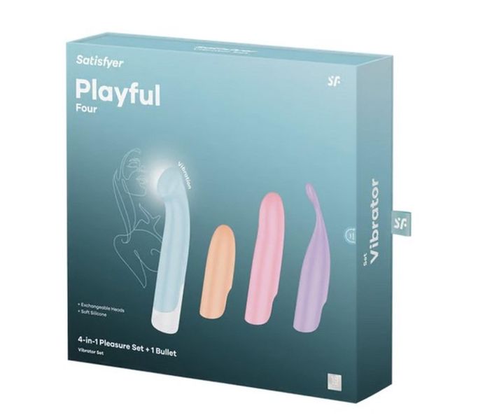 Super Wibrator 4 W 1 Satisfyer 4 Nasadki! zdjęcie 1