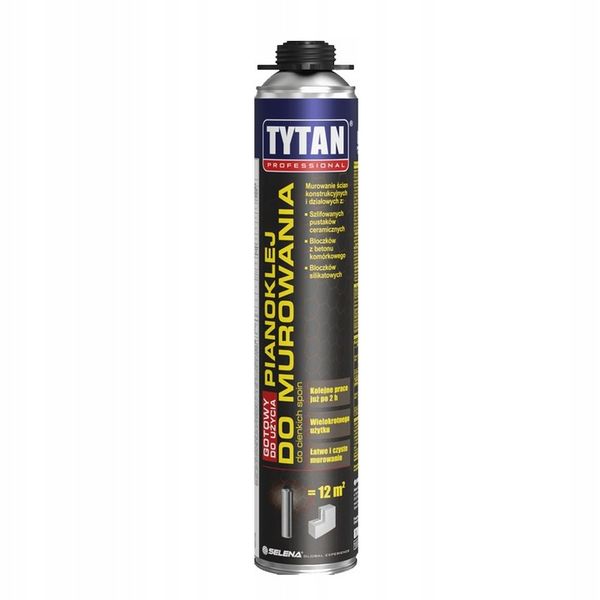 Pianoklej do murowania Tytan 870ml zdjęcie 2