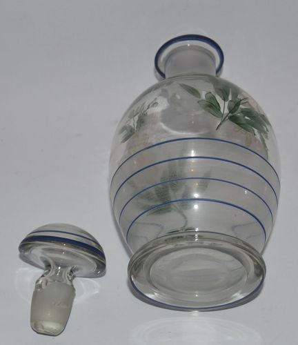 Karafka ręcznie malowana art deco na Arena.pl