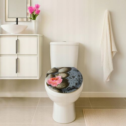 DESKA WC KLOZETOWA SEDESOWA WOLNOOPADAJĄCA KOLOROWA KAMIEŃ STORCZYK ESTIVA na Arena.pl