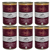 6 x Bio wołowina 75% z komosą ryżową i cukinią 410g | karma mokra dla psa