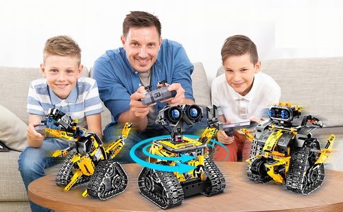 PROGRAMOWALNY ROBOT DUŻY ZESTAW KONSTRUKCYJNY APP I PILOT KONTROLA na Arena.pl