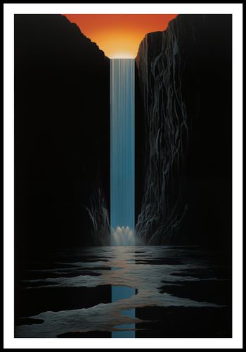 Plakat 61x90,5cm Wodospad Światła na Arena.pl