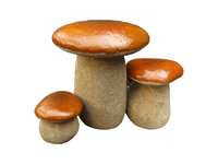 Borowiki zestaw 3 sztuki figurki ogrodowe