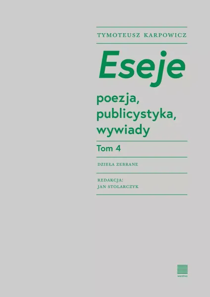 Eseje. Tom 4 zdjęcie 1