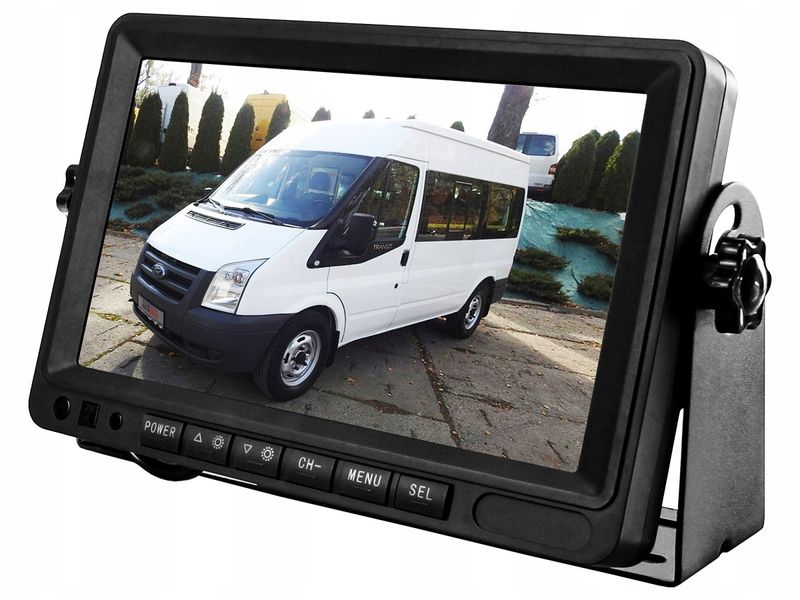 Monitor samochodowy 7'' kamera bezprzewodowa zdjęcie 4