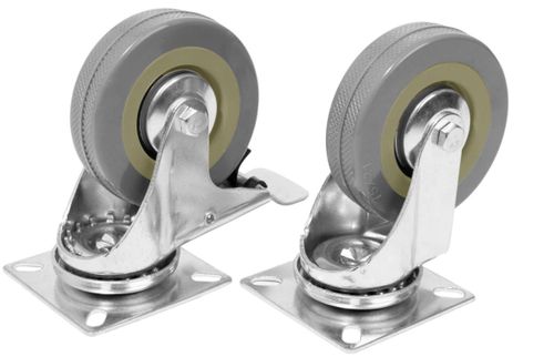 Zestaw x4 kółek koła jezdne CARGO grafitowe 75 mm na Arena.pl