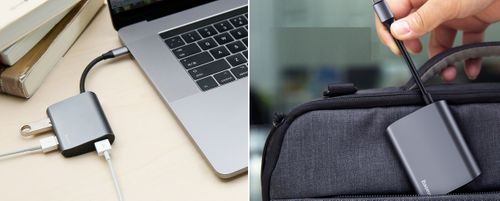Baseus przejściówka adapter HUB USB-C 3.0 MacBook na Arena.pl