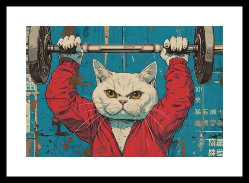 Plakat 30x20cm Mistrz Ciężarów na Arena.pl