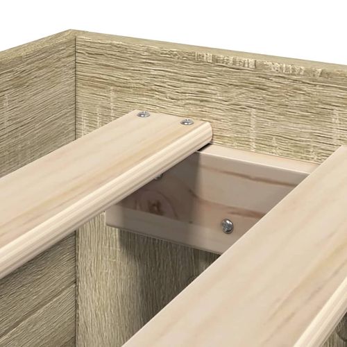 Łóżko bez materaca, dąb sonoma, 100x200 cm na Arena.pl