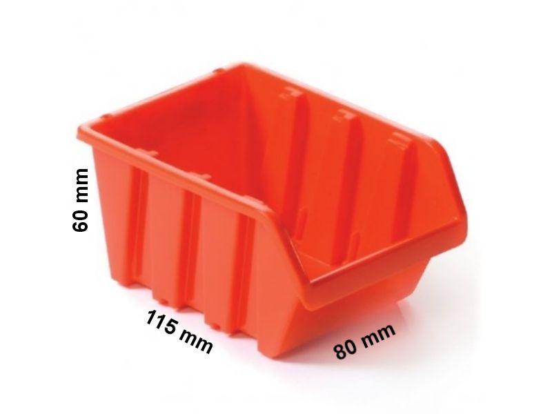 7 X POJEMNIK magazynowy NP4 +listwa metalowa zdjęcie 3