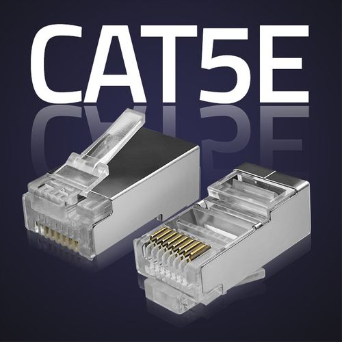 Qoltec Wtyk przelotowy złącze RJ45 CAT5e FTP Pozłacane styki 10 sztuk na Arena.pl