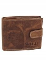 Elegancki portfel męski skóra naturalna N992L-P-CHM / 1096 Cognac