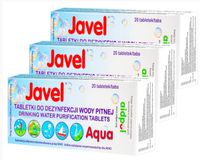 Tabletki do uzdatniania, odkażania wody Javel Aqua 60 szt.