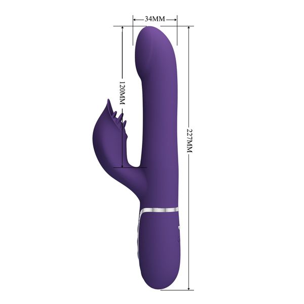 Pretty Love - Falin Dark Purple, 7 Vibration Functions 4 Rolling Functions zdjęcie 9