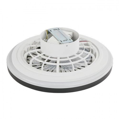 PLAFON LED 5040LM WENTYLATOR 15W ŚCIEMNIANIE PILOT CZARNY zdjęcie 3
