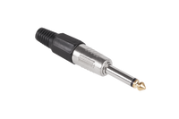WTY0032A Wtyk Jack 6,3 mono HQ czarny