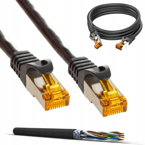 KABEL SIECIOWY LAN PATCHCORD ETHERNET ROUTER TV RJ45 SFTP CAT6a kat 6a 20M na Arena.pl