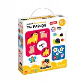 CzuCzu Puzzle kontrastowe Tu pasuje