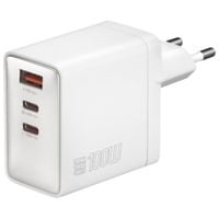 ładowarka sieciowa 4smarts pocket gan    100w 2xusb-c + usb-a biały