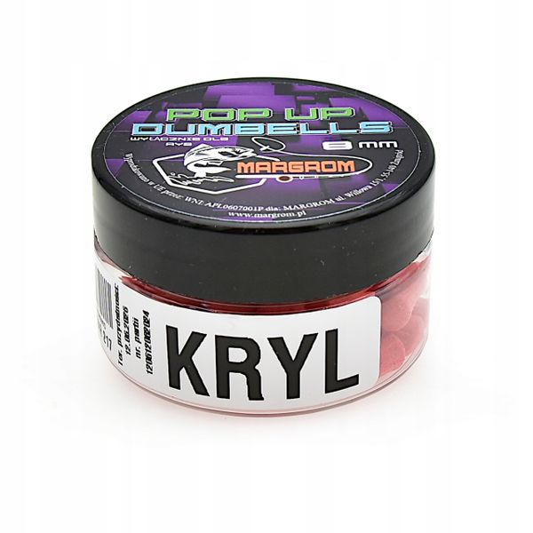 Dumbells POP UP 8 mm Margrom KRYL przynęta Method Feeder zdjęcie 2